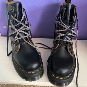 Dr Martens platform dual lace ups
